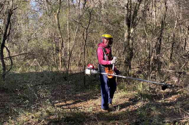 The Sunnyside Sisters Bed and Breakfast / Clarksville VA / Me and my bush trimmer🤣