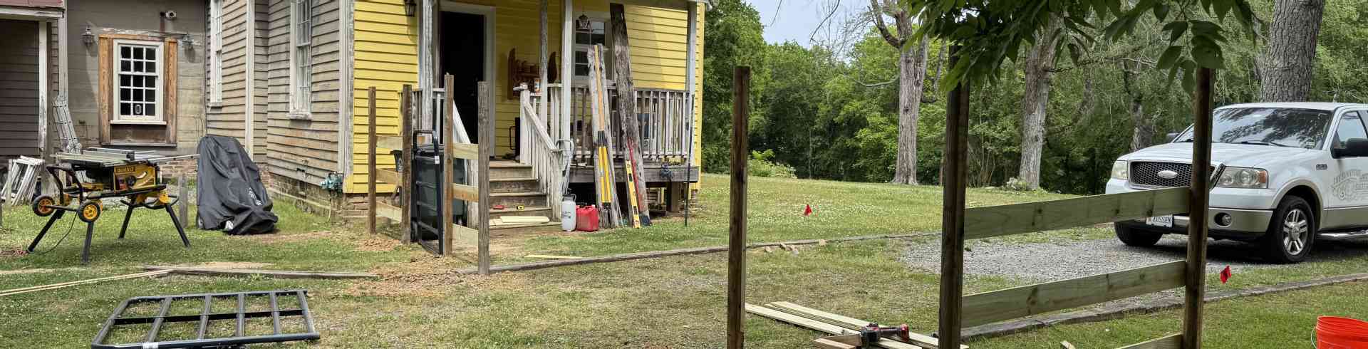 The Sunnyside Sisters Bed and Breakfast / Clarksville VA / Building in progress 4