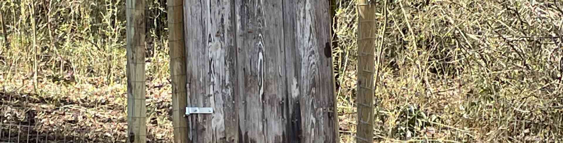 The Sunnyside Sisters Bed and Breakfast / Clarksville VA / For two doors we used old shutters