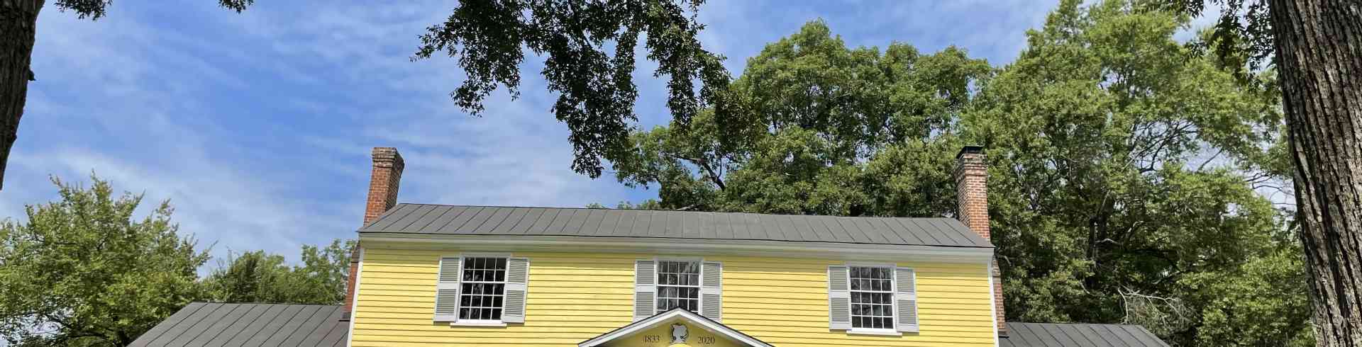 The Sunnyside Sisters Bed and Breakfast / Clarksville VA / Sunnyside with party tent