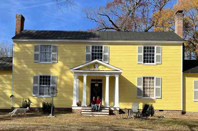 The Sunnyside Sisters Bed and Breakfast / Clarksville VA / Front Sunnyside finished