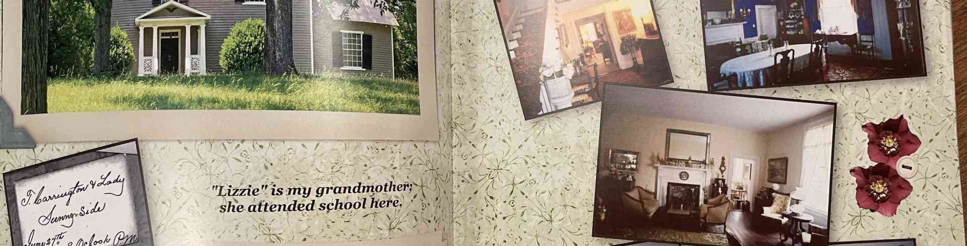 The Sunnyside Sisters Bed and Breakfast / Clarksville VA / Book of remembrance put together by Ann