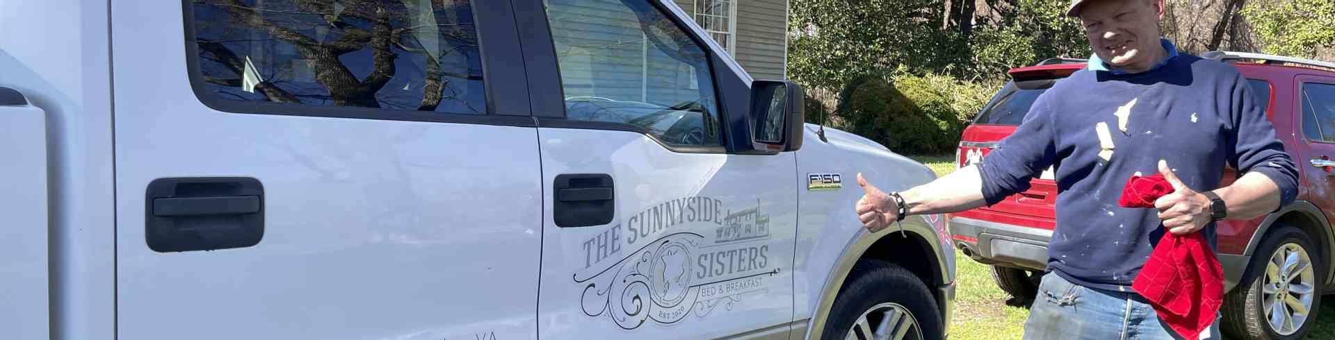The Sunnyside Sisters Bed and Breakfast / Clarksville VA / We are loving it!