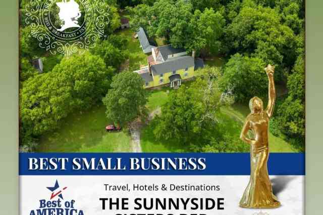 The Sunnyside Sisters Bed and Breakfast / Clarksville VA / BASA Awards 2023