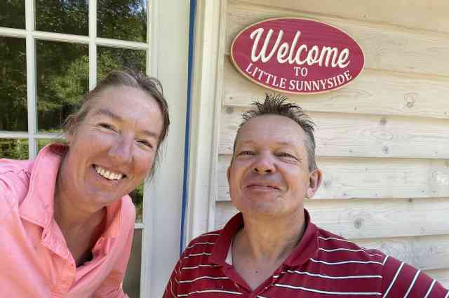 The Sunnyside Sisters Bed and Breakfast / Clarksville VA / The Sign says it all