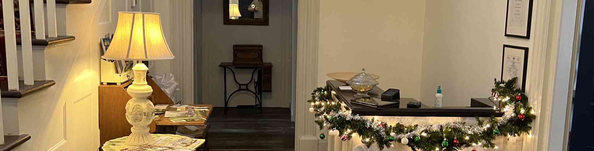 The Sunnyside Sisters Bed and Breakfast / Clarksville VA / Foyer