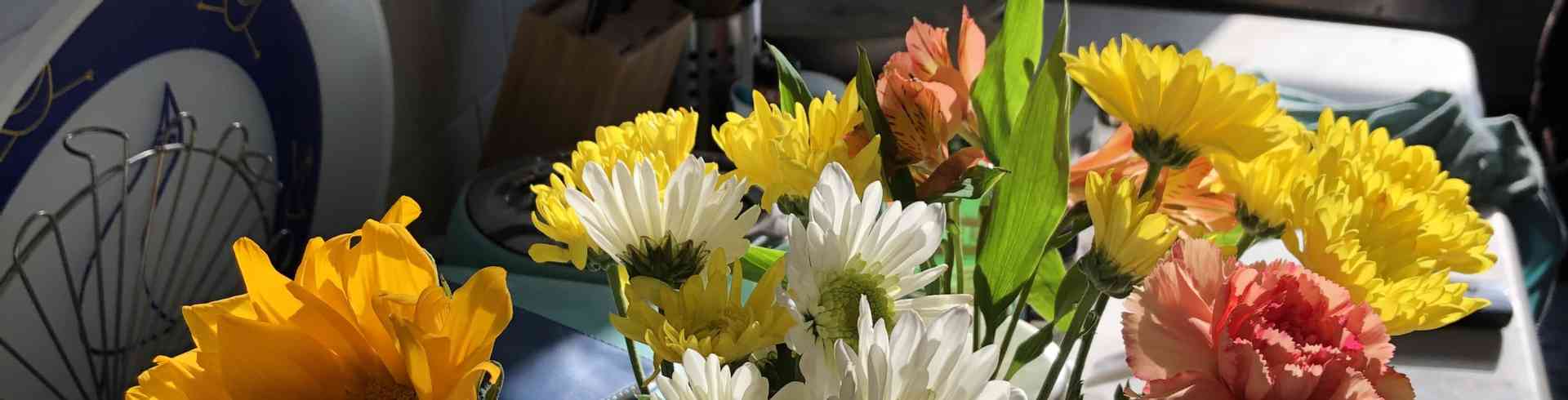 The Sunnyside Sisters Bed and Breakfast / Clarksville VA / My first flowers from M here in the US!!!