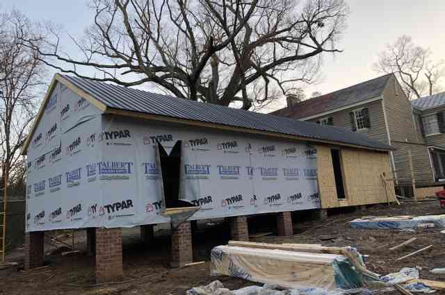 The Sunnyside Sisters Bed and Breakfast / Clarksville VA / Roof right side, done!