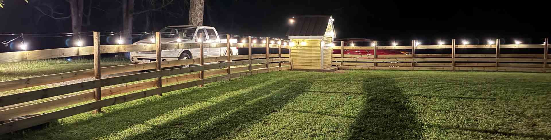 The Sunnyside Sisters Bed and Breakfast / Clarksville VA / At night 2