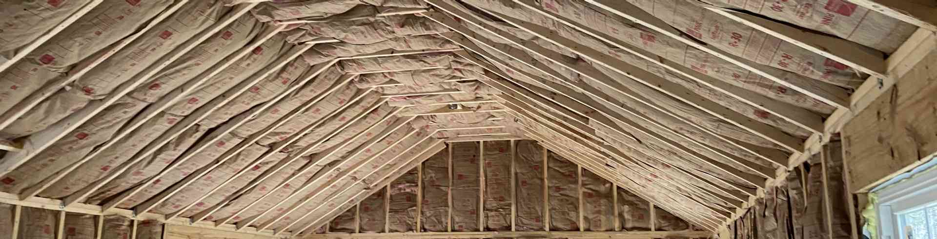 The Sunnyside Sisters Bed and Breakfast / Clarksville VA / Insulation ceiling