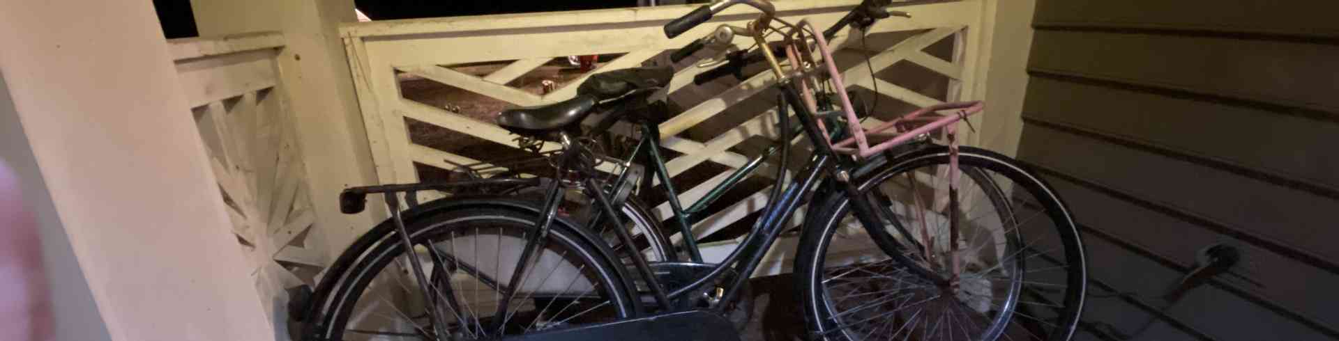 The Sunnyside Sisters Bed and Breakfast / Clarksville VA / Our bikes!!!