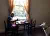 The Sunnyside Sisters Bed and Breakfast / Clarksville VA / The table next to the window