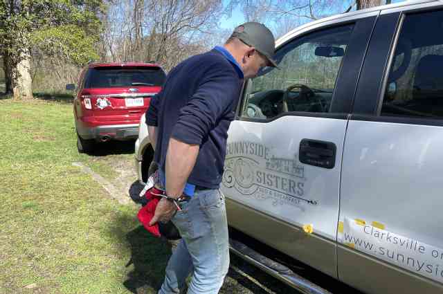 The Sunnyside Sisters Bed and Breakfast / Clarksville VA / Measuring and yellow tape