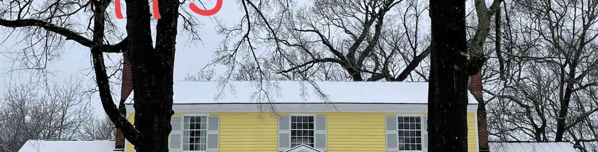 The Sunnyside Sisters Bed and Breakfast / Clarksville VA / Sunnyside Sisters B&B in the snow!!!