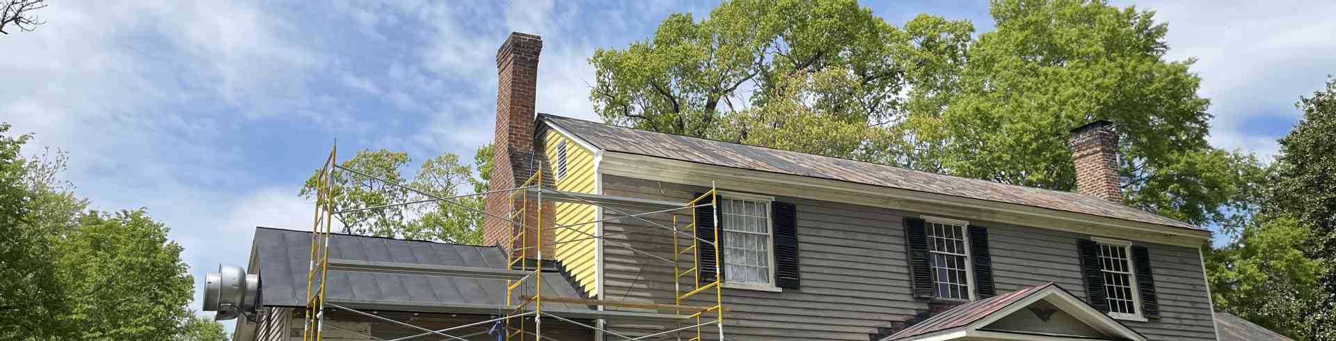 The Sunnyside Sisters Bed and Breakfast / Clarksville VA / Hood gone, hole gone:-)
