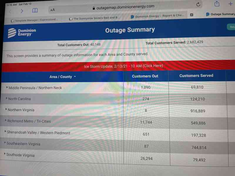 It is a fact. Due to rain and cold, trees and powerlines are frozen and we have our first serious outage. Since this morning around 10 am (1 hour ago) we are…