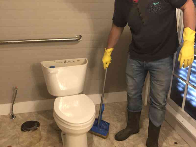 HELP, the drain of the toilet is clogged and we tried everything: - 2 x drain cleaner; the heavy duty stuff- a 3 ft 'snake'- removed both toilets to see if…
