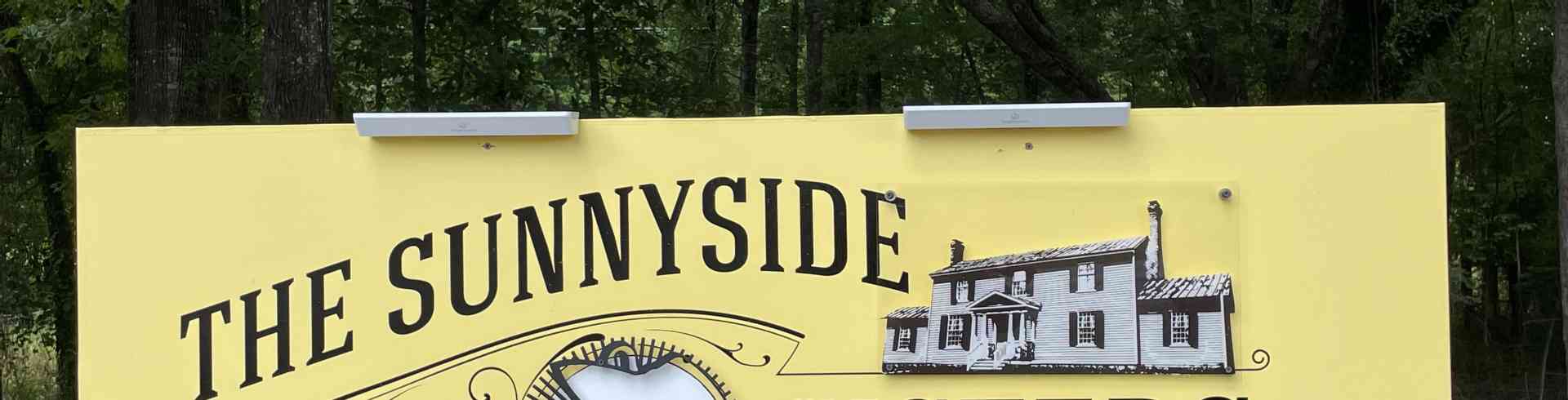 The Sunnyside Sisters Bed and Breakfast / Clarksville VA / Sunnyside Sisters B&B front sign
