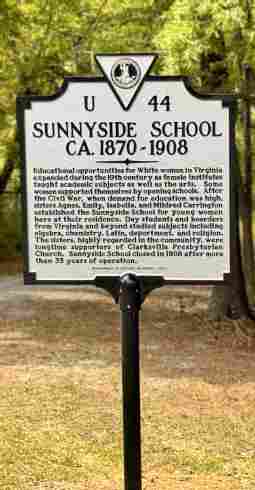 The Sunnyside Sisters Bed and Breakfast / Clarksville VA / Historical