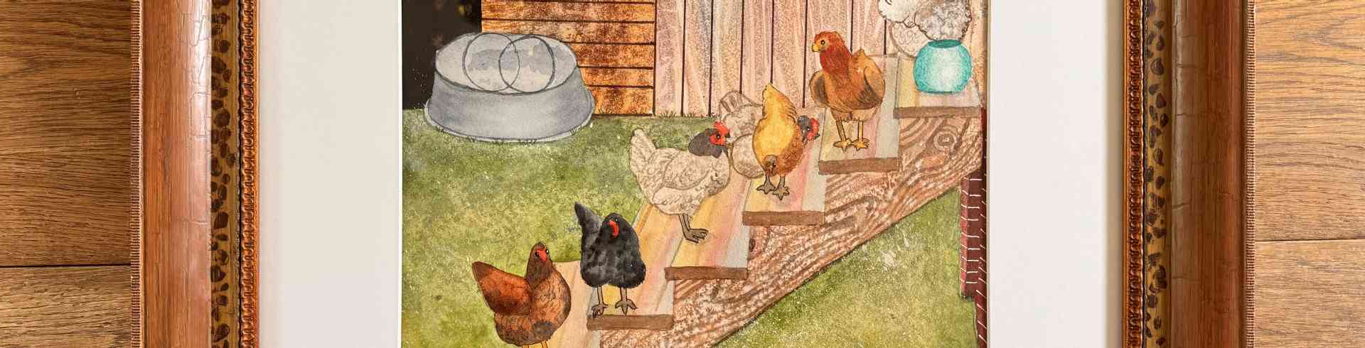 The Sunnyside Sisters Bed and Breakfast / Clarksville VA / Sunnyside Chickens