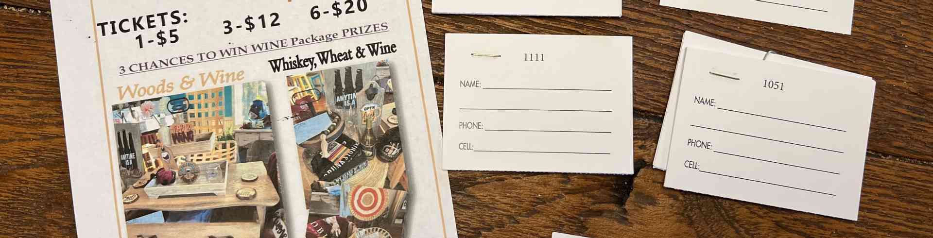 The Sunnyside Sisters Bed and Breakfast / Clarksville VA / Wine Fest Raffle Tickets sold at our B&B