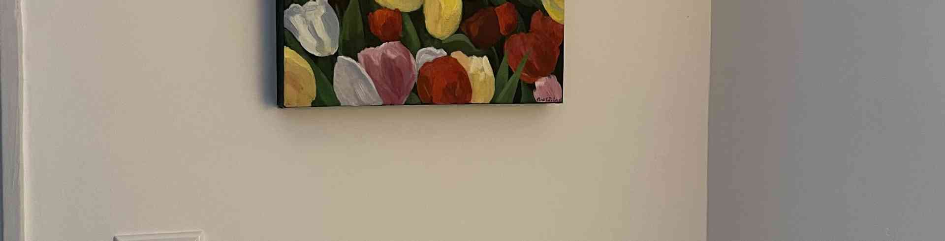The Sunnyside Sisters Bed and Breakfast / Clarksville VA / Tulips for the Miss Emily Suite