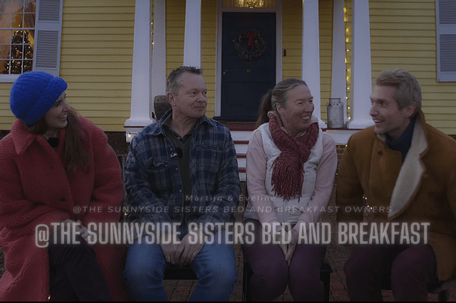 The Sunnyside Sisters Bed and Breakfast / Clarksville VA / Start of the interview with Britalians.tv