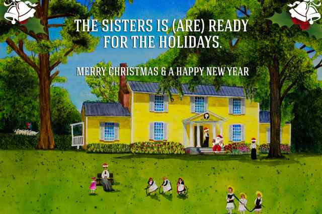 The Sunnyside Sisters Bed and Breakfast / Clarksville VA / Sunnyside Sisters B&B water color paint