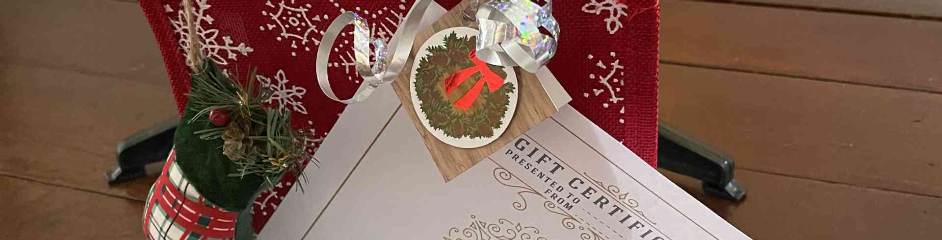 The Sunnyside Sisters Bed and Breakfast / Clarksville VA / Chistmas gift certificate