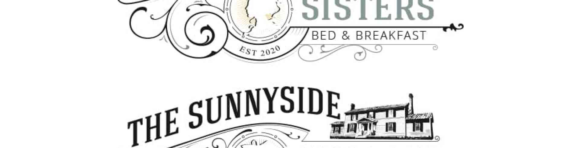 The Sunnyside Sisters Bed and Breakfast / Clarksville VA / Road Sign / will be used on I58 and I15