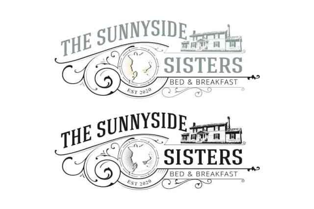 The Sunnyside Sisters Bed and Breakfast / Clarksville VA / Road Sign / will be used on I58 and I15