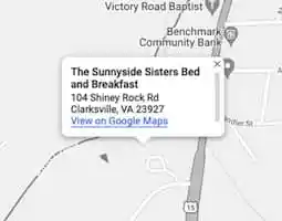 The Sunnyside Sisters Bed and Breakfast / google maps